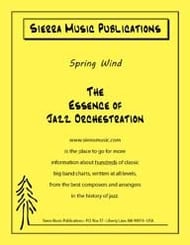 Spring Wind Jazz Ensemble sheet music cover Thumbnail